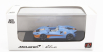 LCD model Mclaren Elva Gulf Livery 2020 1:64 Svetlo modrá oranžová