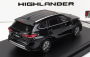 LCD model Toyota Highlander 2022 1:64 Black