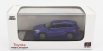 LCD model Toyota Highlander 2022 1:64 Modrá