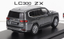 LCD model Toyota Land Cruiser Lc300-zx 2022 1:64 sivá