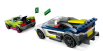 Lego Automobil Lego City - Policajné auto a svalnaté auto - 213 dielikov biela modrá zelená