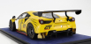 Looksmart Ferrari 488 Gt Modificata Club Competizioni Gt 2020 - Con Vetrina - S vitrínou 1:18 Yellow Glossy Grey