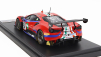 Looksmart Ferrari 488 Gt3 Evo 3.9l Turbo V8 Team Af Corse N 52 Winner Pro-am Cup 24h Spa 2022 Andrea Bertolini - Stefano Costantini - Louis Machiels - Alessio Rovera 1:43 Červená Modrá Čierna