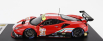 Looksmart Ferrari 488 Gte Evo 3.9l Turbo V8 Team Af Corse N 21 24h Le Mans 2022 S.mann - C.ulrich - T.vilander 1:43 červená