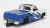 Maisto Chevrolet 1500 Pick-up With Trailer Car Transporter + Subaru Brx 2019 1:64 modro-biela