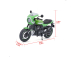 Maisto Kawasaki Z900RS Cafe 1:12 zelená