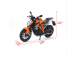 Maisto KTM 1290 Super Duke R 2014 1:12