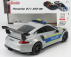 Majorette Porsche 911 991 Gt3 Rs Coupe Polizei 2013 + 911 Gt3 Rs v mierke 1:16 strieborná modrá