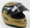 Mini prilba Schuberth F1 Mercedes Gp 20th Anniversary 1991-2011 Michael Schumacher 1:2 Gold Met Black