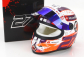 Mini prilba Schuberth prilba Casco Prilba F1 Nico Hulkenberg Team Moneygram Haas N 27 Sezóna 2023 1:2 Biela oranžová fialová