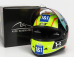 Mini prilba Schuberth prilba F1 Casco prilba Vf-21 Team Uralkali N 47 British Silverstone Gp 2021 Mick Schumacher 1:2 Zelená červená červená čierna žltá