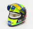 Mini prilba Schuberth prilba F1 Casco Prilba Vf-21 Team Uralkali N 47 Sezóna 2021 Mick Schumacher 1:2 Zelená červená čierna žltá