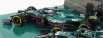 Minichamps Aston martin Set F1 2x Amr21 Mercedes M12 Eq Power+ Team Cognizant Formula One N 5 Sezóna 2021 Sebastian Vettel + N 18 2021 Lance Stroll 1:43 Green