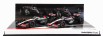 Minichamps Haas F1 Set 2x Fw23 Team Moneygram Haas N 20 Sezóna 2023 Kevin Magnussen + N 27 Sezóna 2023 Nico Hulkenberg 1:43 Biela čierna červená