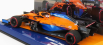 Minichamps Mclaren F1 Mcl35l Mercedes M12 Eq Power+ Team Mclaren N 3 7th Bahrain Gp 2021 Daniel Ricciardo 1:43 Orange Blue