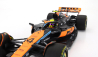 Minichamps Mclaren F1 Mcl60 Team Mclaren N 4 6th Australian Gp With Pit Board 2023 Lando Norris 1:18 Orange Black