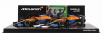 Minichamps Mclaren F1 Set 2x Coffret Mcl35l Mercedes M12 Eq Power+ Team Mclaren N 3 Winner Italy Gp 2021 Daniel Ricciardo + N 4 2nd Italy Gp 2021 Lando Norris 1:43 Orange Light Blue