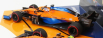 Minichamps Mclaren F1 Set 2x Mcl35l Mercedes M12 Eq Power+ Team Mclaren N 3 Sezóna 2021 Daniel Ricciardo + N 4 Sezóna 2021 Lando Norris 1:43 Oranžová svetlo modrá