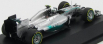 Minichamps Mercedes gp F1 W05 Amg Petronas N 6 Sezóna 2014 Nico Rosberg 1:43 Strieborná zelená