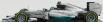 Minichamps Mercedes gp F1 W05 Amg Petronas N 6 Sezóna 2014 Nico Rosberg 1:43 Strieborná zelená