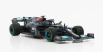 Minichamps Mercedes gp F1 W12 Team Amg Petronas N 44 - Sám na štartovom rošte - 2. preteky Maďarska (s dažďovým efektom) 2021 Lewis Hamilton 1:43 Čierna zelená