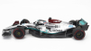 Minichamps Mercedes gp F1 W13e Team Mercedes-amg Petronas F1 N 63 (prvé víťazstvo v F1) Víťaz Brazilian Gp 2022 George Russel 1:18 Strieborno-zelená