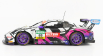 Minichamps Porsche 911 991 Gt3 R Team Iron Force Racing N 69 Gt Masters 2019 J.e.slooten - L.luhr 1:18 Biela čierna fialová