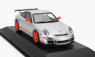 Minichamps Porsche 911 997 Gt3 Rs Coupe 2006 1:43 strieborná oranžová