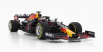 Minichamps Red bull F1 Rb16b Honda Ra620h Team Aston Martin N 33 Víťaz majstrovstiev sveta Mexico Gp 2021 Max Verstappen 1:18 Matná modrá žltá červená