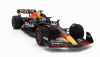 Minichamps Red bull F1 Rb18 Team Oracle Red Bull Racing N 1 Majster sveta Víťaz Belgicko Gp 2022 Max Verstappen 1:18 Matná modrá žltá červená