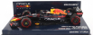 Minichamps Red bull F1 Rb18 Team Oracle Red Bull Racing N 1 Majster sveta Víťaz Emilia Romagna Taliansko Gp 2022 Max Verstappen 1:43 Matná modrá žltá červená