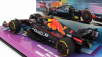 Minichamps Red bull F1 Rb18 Team Oracle Red Bull Racing N 1 Winner Miami Gp Majster sveta 2022 Max Verstappen 1:43 Matná modrá žltá červená