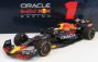 Minichamps Red bull F1 Rb18 Team Oracle Red Bull Racing N 1 Winner Saudi Arabia Gp World Champion 2022 Max Verstappen 1:18 Matná modrá žltá červená