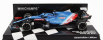 Minichamps Renault F1 A521 Renault E-tech 20b Team Alpine N 14 3. GP Kataru 2021 Fernando Alonso 1:43 Modrá červená biela