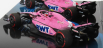 Minichamps Renault F1 Set 2x A522 Team Alpine Bwt N 14 Bahrain GP 2022 Fernando Alonso + N 31 Bahrain GP 2022 Esteban Ocon 1:43 Pink