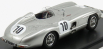 Modely v mierke Matrix Mercedes benz 300slr N 10 Rac Tt 1955 Moss - Fitch 1:43 Silver