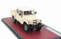 Modely v mierke Matrix Toyota Hj45 Land Cruiser Crew Cab Pick-up 1979 1:43 Cream White