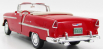 Motor-max Chevrolet Bel Air Cabriolet Uzavretý 1955 1:18 Červená krémová