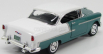 Motor-max Chevrolet Bel Air Cabriolet Uzavretý 1955 1:18 Zelená a biela