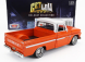 Motor-max Chevrolet C-10 Fleetside Pick-up Custom 1966 1:24 Oranžová s bielou