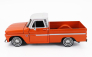 Motor-max Chevrolet C-10 Fleetside Pick-up Custom 1966 1:24 Oranžová s bielou