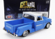 Motor-max GMC C1000 Fenderside Pick-up 1966 1:24 Modrá biela