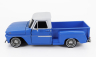 Motor-max GMC C1000 Fenderside Pick-up 1966 1:24 Modrá biela