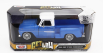 Motor-max GMC C1000 Fenderside Pick-up 1966 1:24 Modrá biela