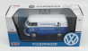 Motor-max Volkswagen T1 Type 2 Van Kundendienst Volkswagen 1962 1:24 Modrá biela