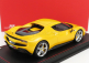 Mr-models Ferrari 296 Gtb Hybrid 830hp V6 2021 - Con Vetrina - S vitrínou 1:18 Giallo Tristrato - Yellow Met