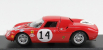 Najlepší model Ferrari 250lm 3.3l V12 Team North American Racing Team N.a.r.t. N 14 24h Le Mans 1968 M.gregory - C.klob 1:43 Červená