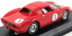 Najlepší model Ferrari 250lm N 1 Víťaz 6h Perth Caversham 1965 Martin - Mckay 1:43 Red