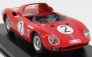 Najlepší model Ferrari 250lm Spider N 2 Trieda víťazov Pernis Von Tirol Innsbruck 1965 H.walter 1:43 Červená