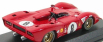 Najlepší model Ferrari 312 P Spider N 8 1000km Spa 1969 Rodriguez - Piper 1:43 Red